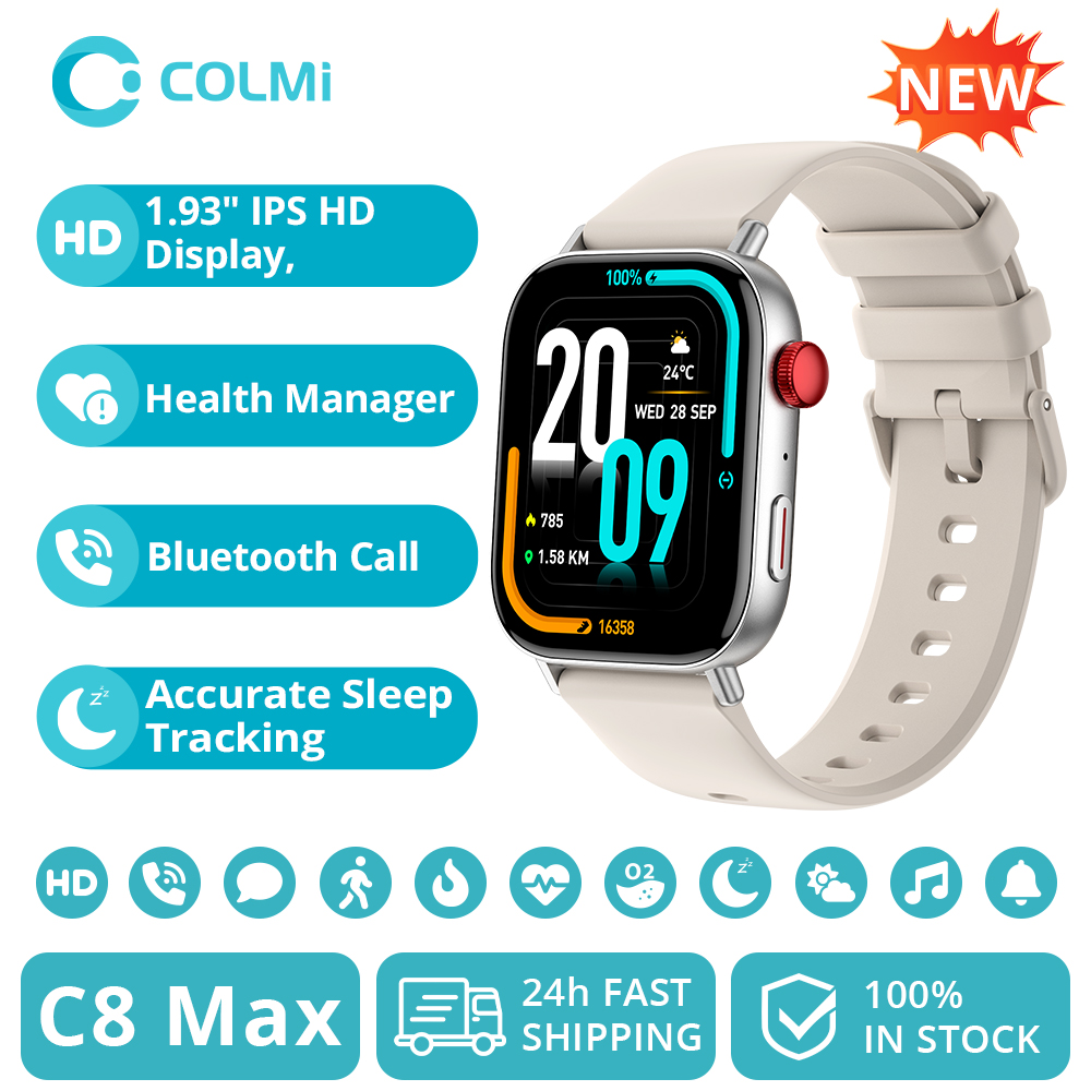 Smartwatch Instagram - New COLMI C8 Max Voice Calling