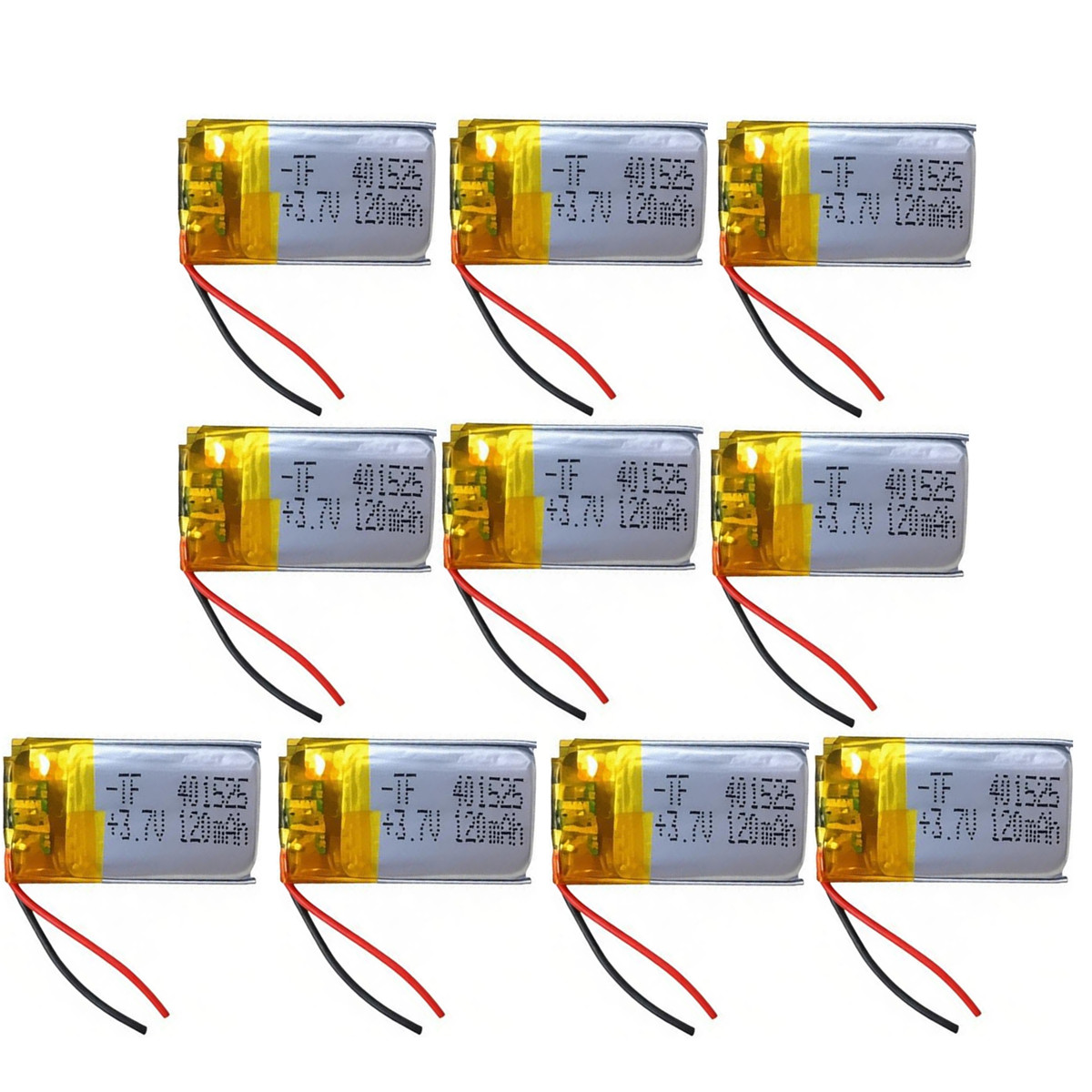 10PCS 3.7V 120mAh 401525 Lithi - Smartwatch Headset recension och pris