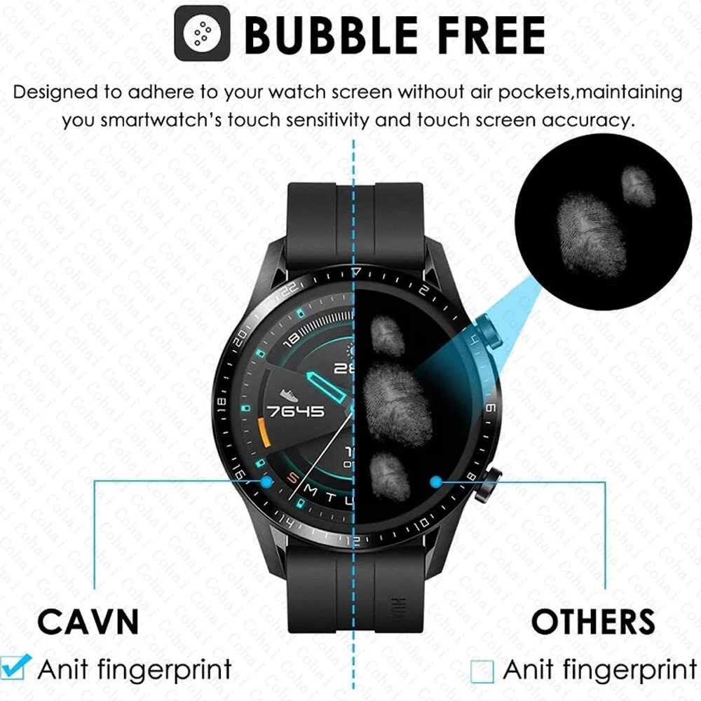 Tempered Glass For Huawei Watc - Titan Smartwatch Accessories recension och pris