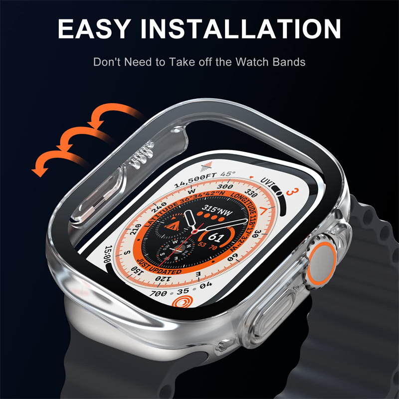Glass+case For Apple Watch Ult - Smartwatch Band Accessories recension och pris