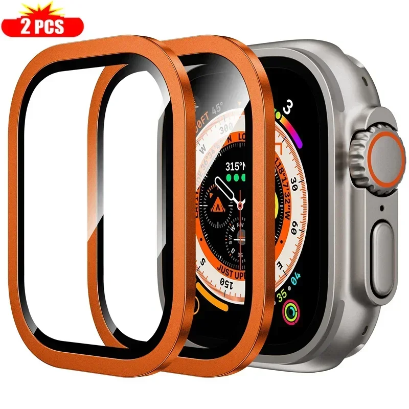 2PCS Titanium Metal Frame for  - Watch Face Protector recension och pris
