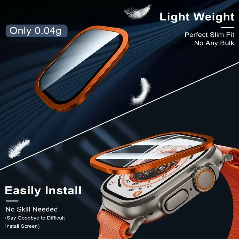 2PCS Titanium Metal Frame for  - Watch Face Protector recension och pris