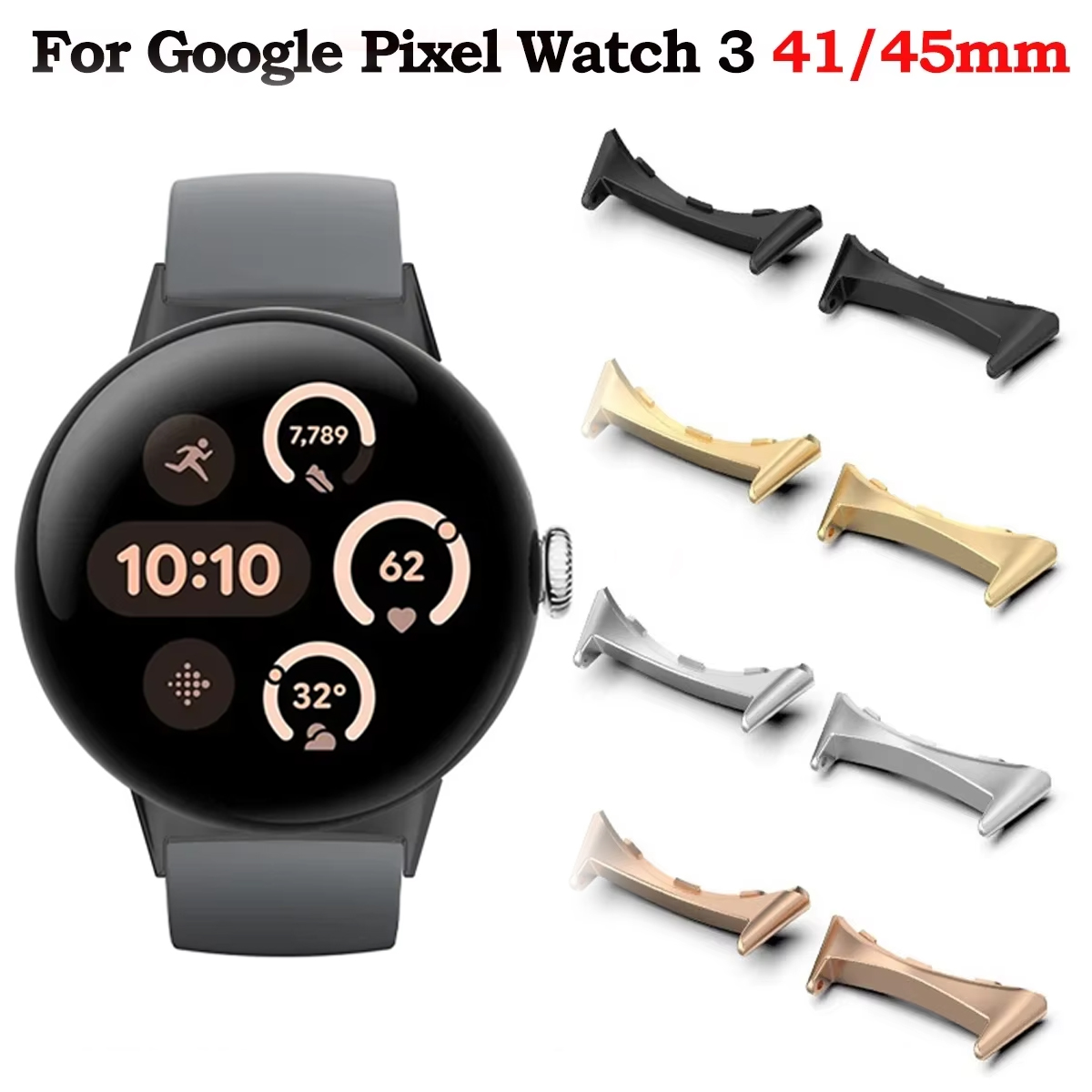 2pcs Watch Strap Connector Ada - Smartwatch Watch Accessories recension och pris
