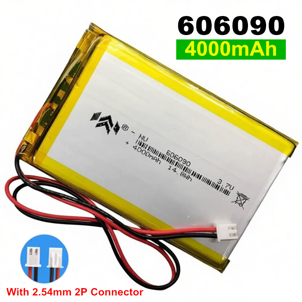 4000mAh 3.7V 606090 With 2.54m - Smartwatch Headset recension och pris
