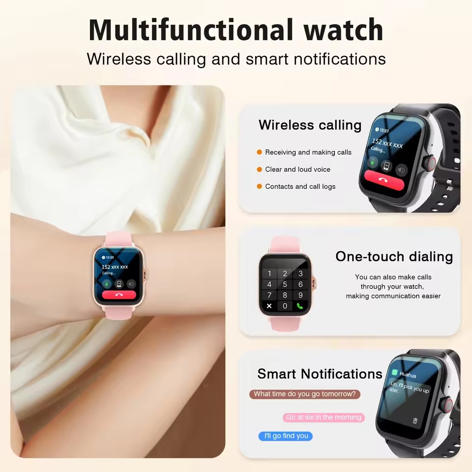 Men Women Smart Watch 1.83''Wa - Smartwatch Instagram recension och pris