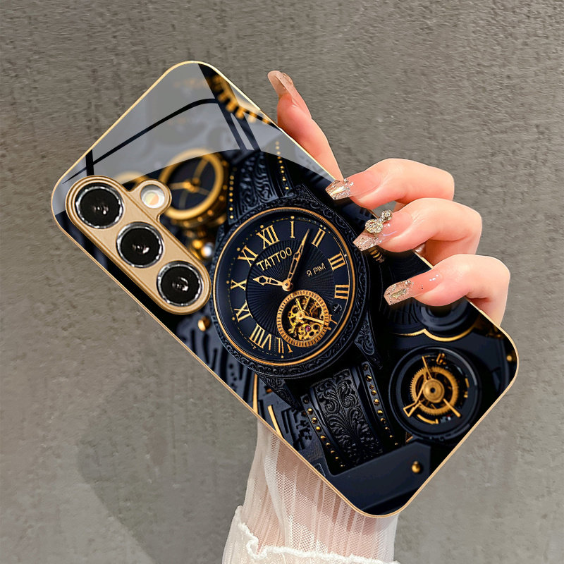 Mechanical Gold Watch Pattern  - Watch Face Protector recension och pris