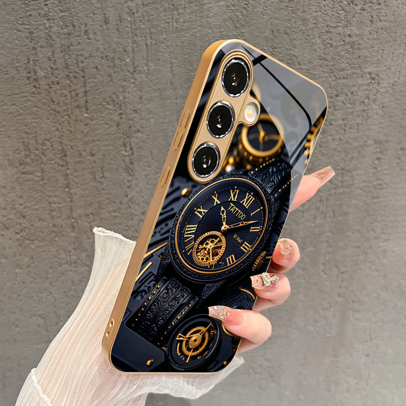Mechanical Gold Watch Pattern  - Watch Face Protector recension och pris