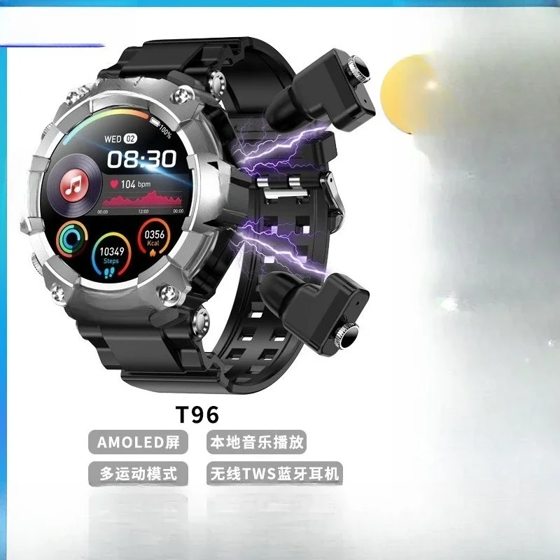 Popular T96 health monitoring, - Smartwatch Headset recension och pris