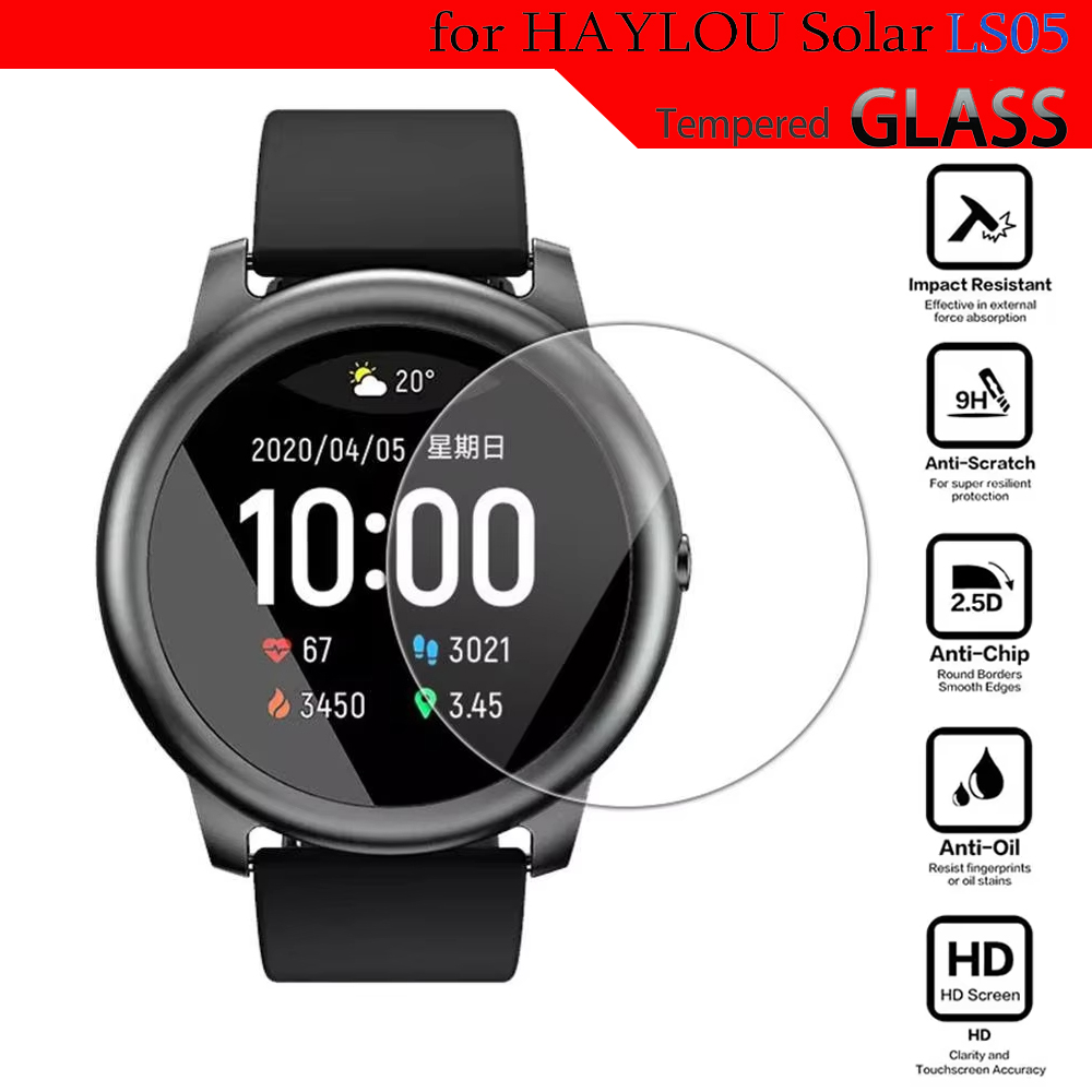 Tempered Glass For HayLou Sola - Smartwatch Watch Accessories recension och pris