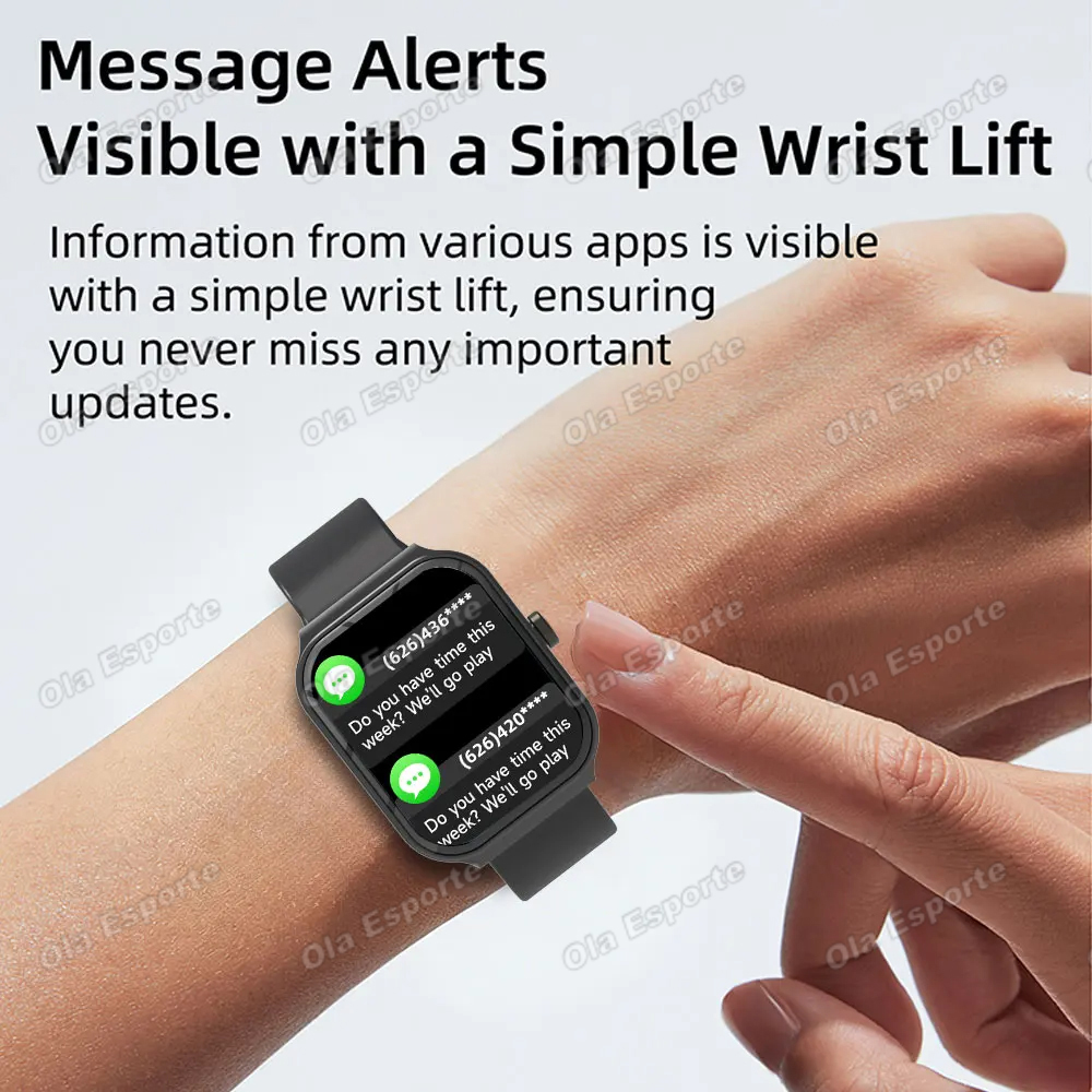 Men Women Smart Watch 2.01'' W - Smartwatch Instagram recension och pris