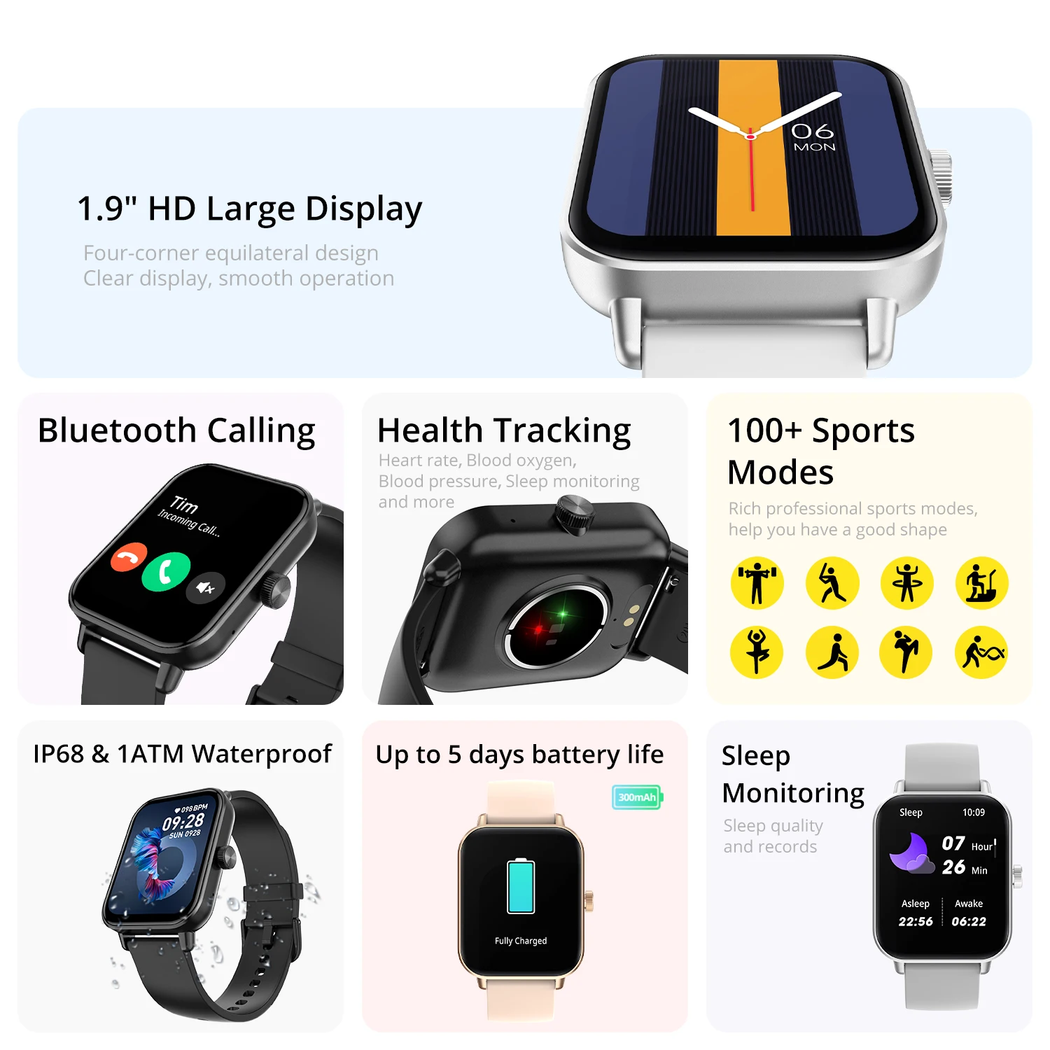 COLMI P81 Voice Calling Smart  - Smartwatch Instagram recension och pris