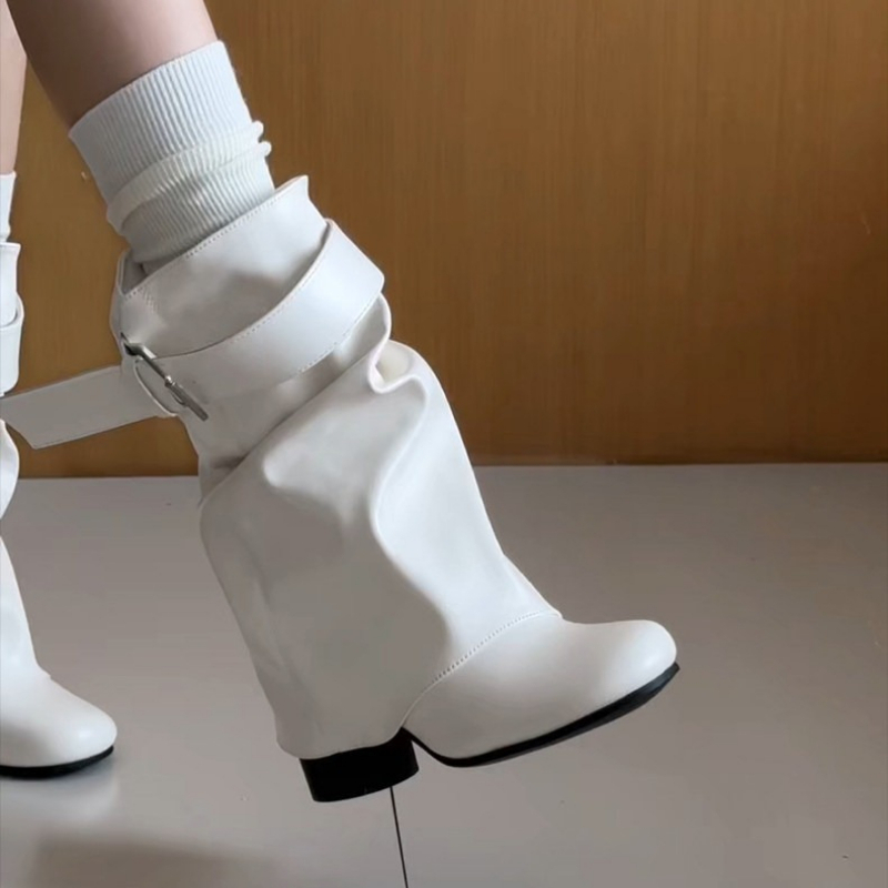 New Women Slouchy Mid Calf Lea - Leather Classic Strap recension och pris