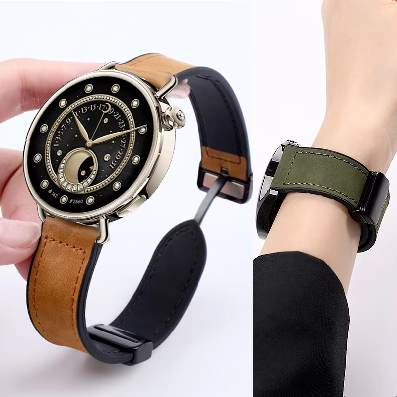 20 22mm 18mm Leather+Silicone  - Xiaomi Smartwatch S4 Accessories recension och pris