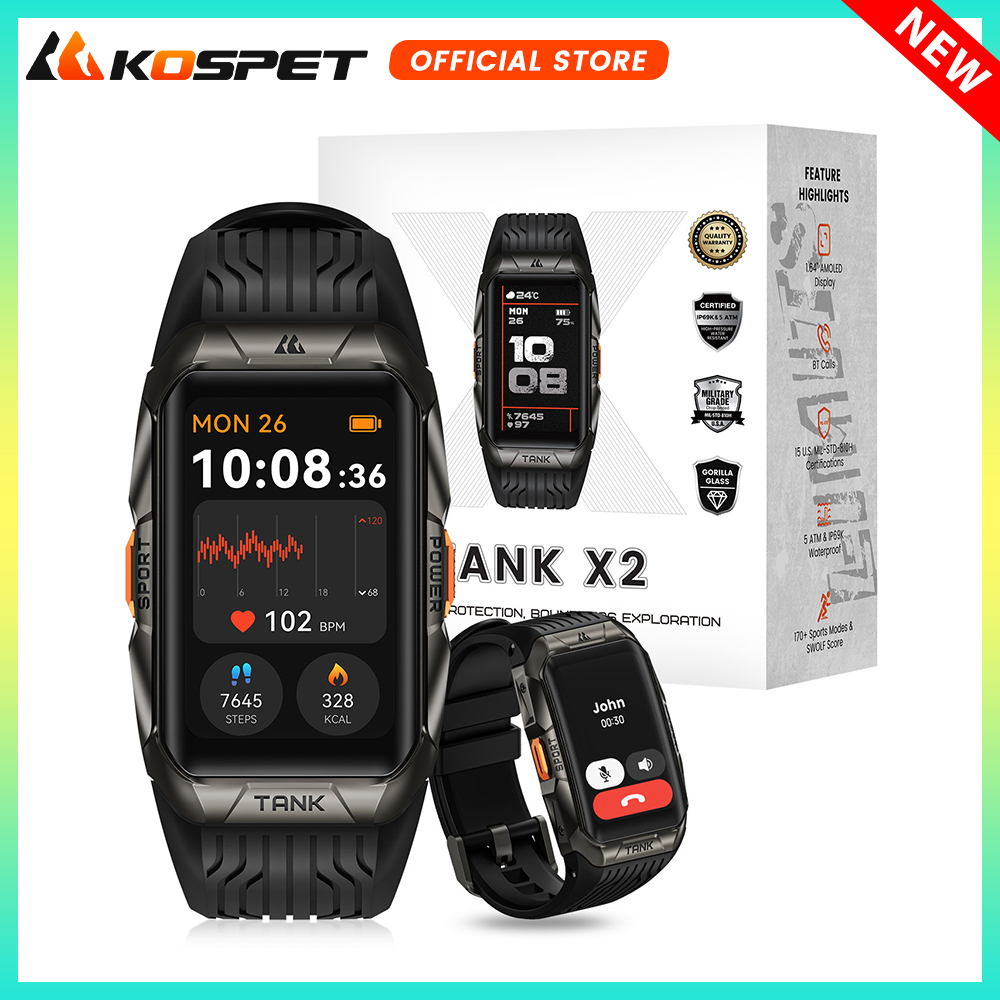 KOSPET TANK X2 Smart Watch For - Smartwatch Faces recension och pris