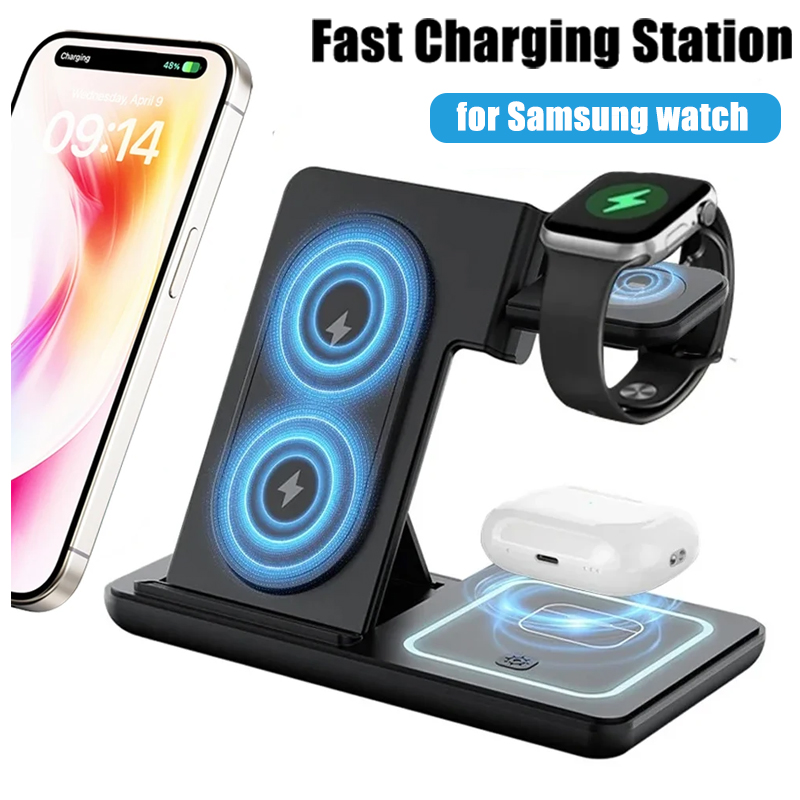 3 in 1 Foldable Wireless Charg - Smartwatch Ac recension och pris