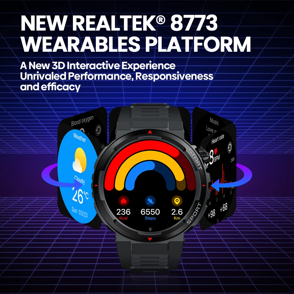 New Zeblaze Ares 3 Plus 1.43'' - Smartwatch X recension och pris
