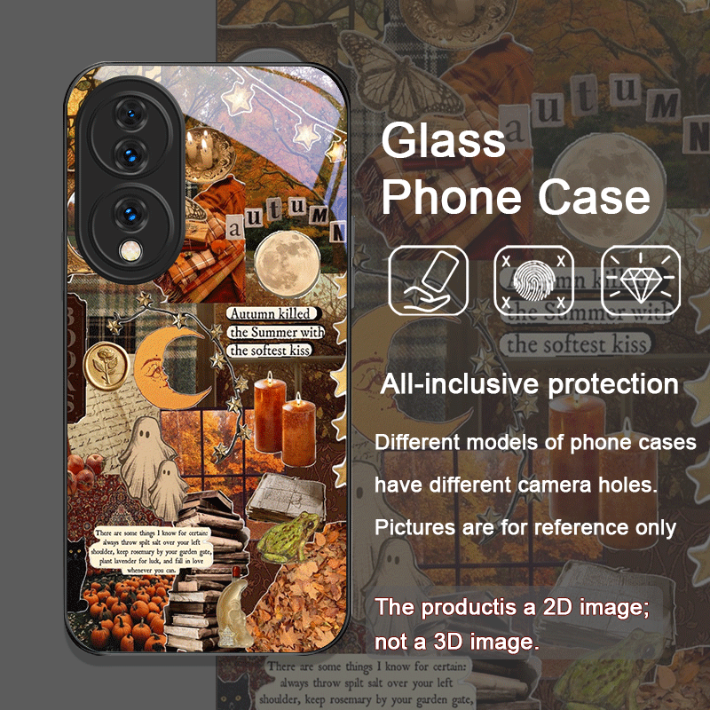 Retro Autumn Leaves Pumpkin Pl - Huawei Mate 60 recension och pris
