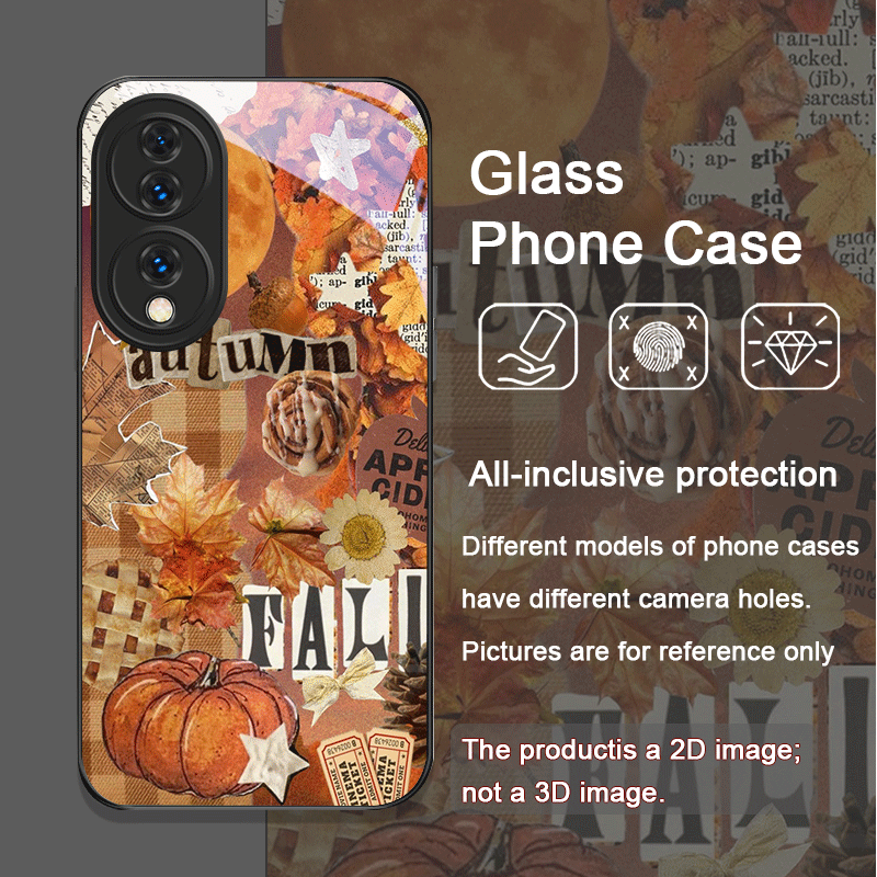Retro Autumn Leaves Pumpkin Pl - Huawei Mate 60 recension och pris