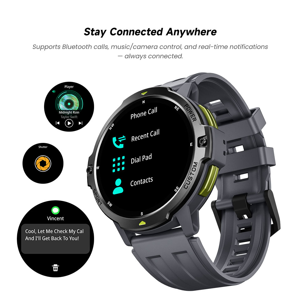 2026 NEW GPS Smart Watch 1.46' - Smartwatch X recension och pris
