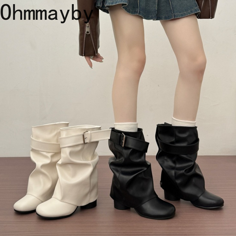 New Women Slouchy Mid Calf Lea - Leather Classic Strap recension och pris