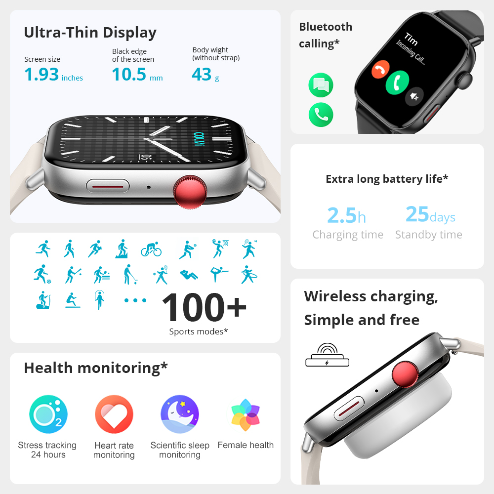 New COLMI C8 Max Voice Calling - Smartwatch Instagram recension och pris