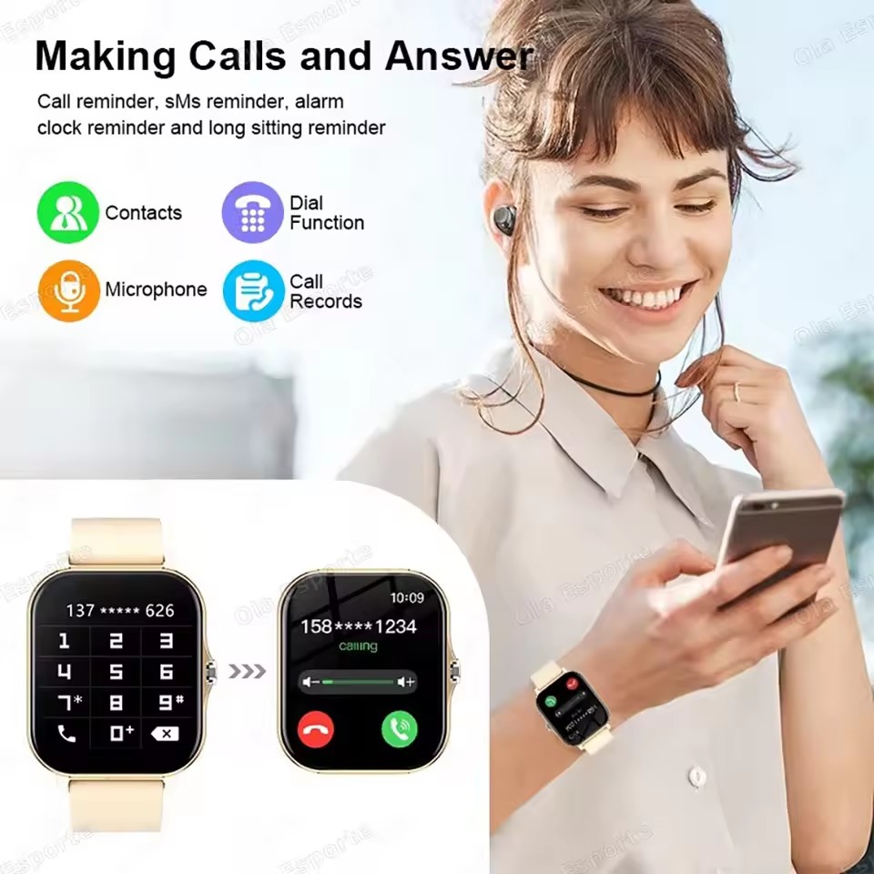 Smart watch with full touch sc - Smartwatch Instagram recension och pris