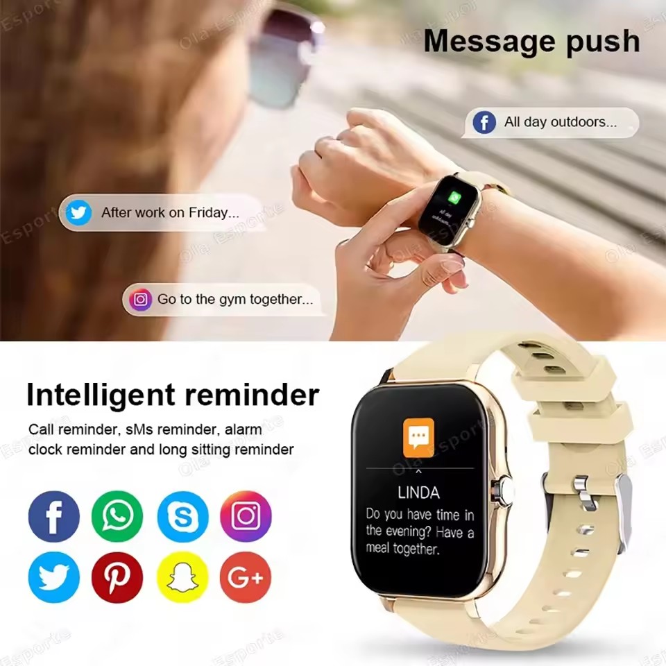 Smart watch with full touch sc - Smartwatch Instagram recension och pris